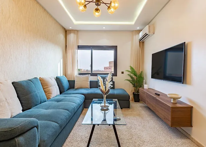 New! Appartement Nour A Gueliz Proche La Gare