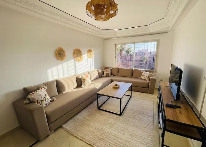 Cosy Appartement Centre Gueliz Avec Piscine