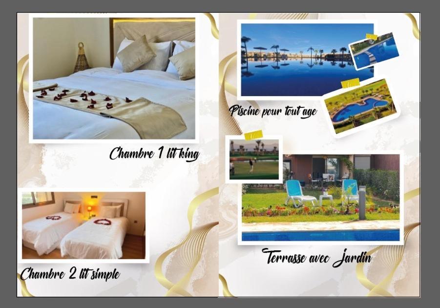 Mini-villa Situee Dans Prestigia A Marrakech, Avec Vue Sur La Piscine Et Le Golf Securite 24h Sur 24 Et Proximite Ideale De L Aeroport 5 Minutes C Est Parfaite Pour Des Appartement