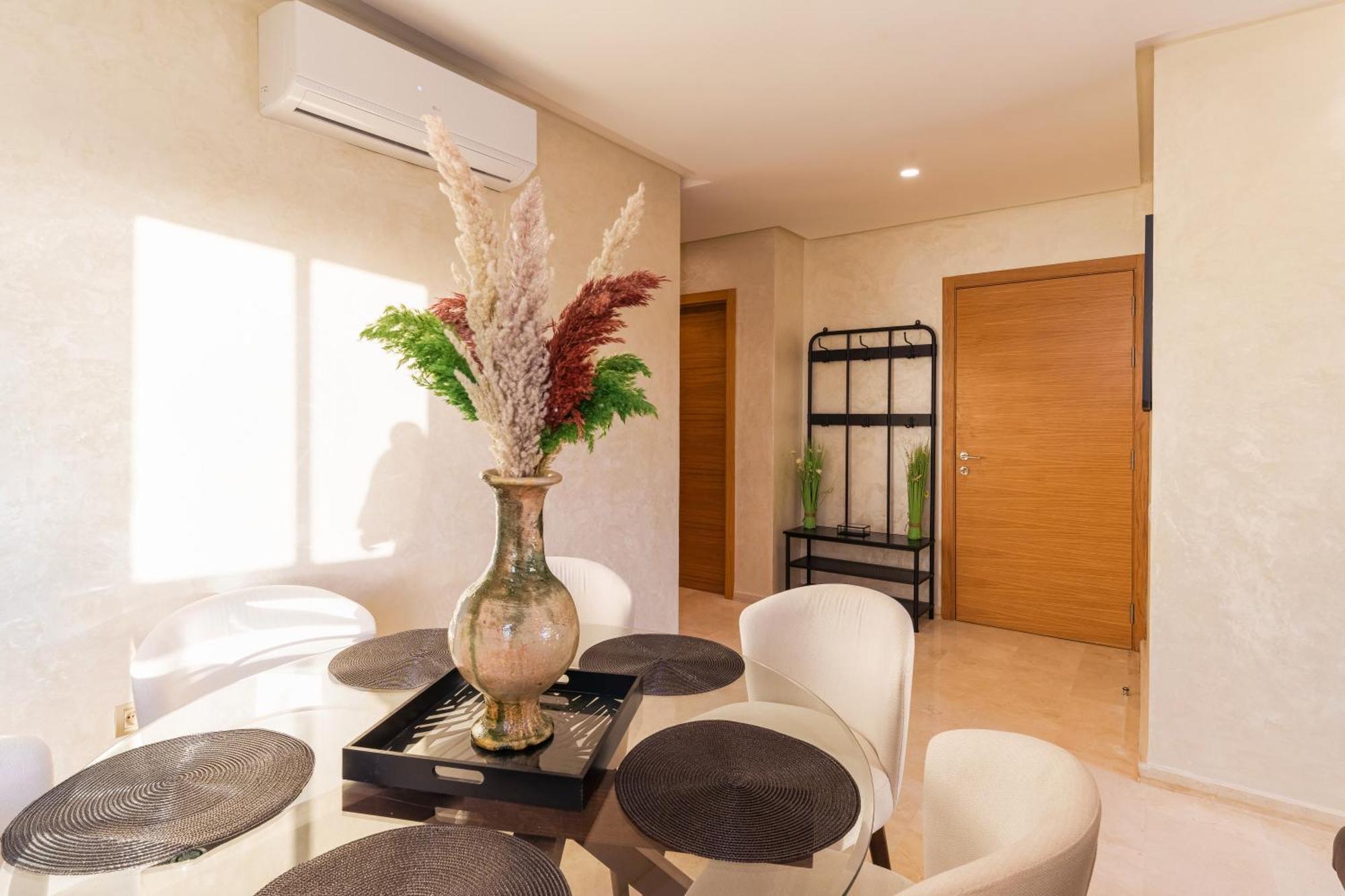 View Pool - 3 - Optical Fiber Appartement Marrakesh