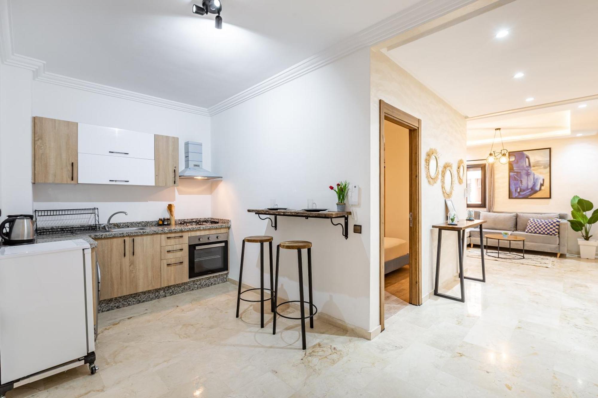 Apartment Magnificent In Gueliz - 100% Equipped *