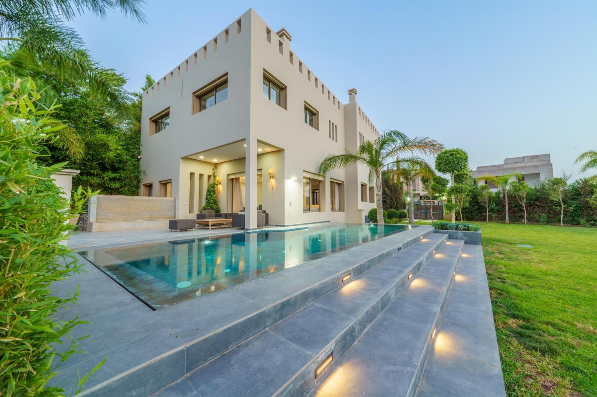 Villa Naciri En Plein Golf Avec Vue Sur Atlas *