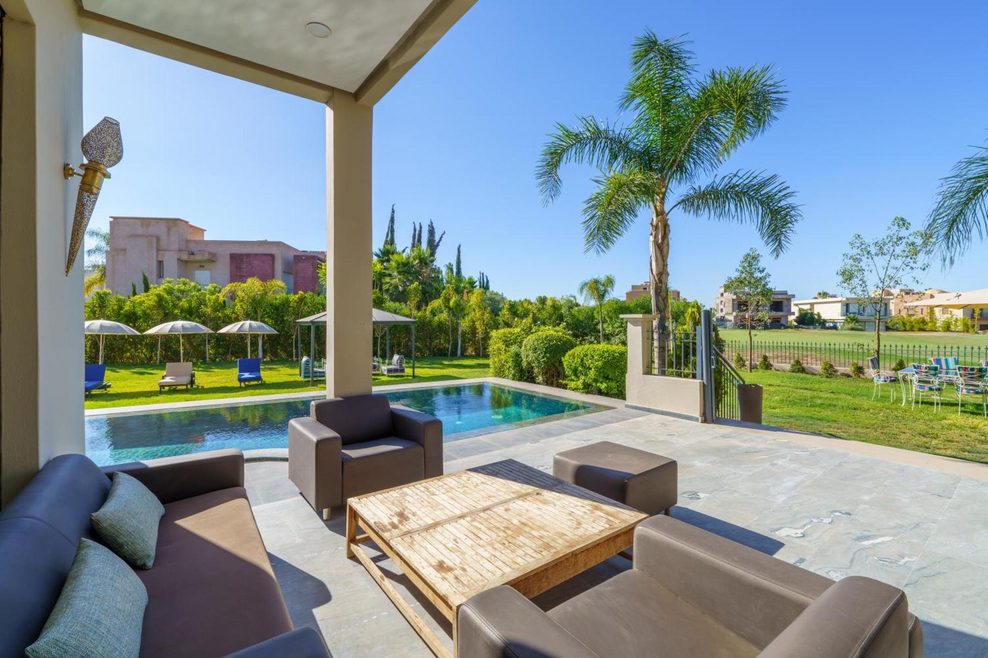 Villa Naciri En Plein Golf Avec Vue Sur Atlas Marrakesh