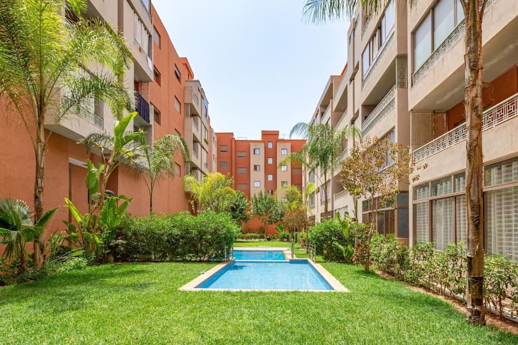 Appartement New! App Emeraude Confort Avec Piscine & Parking Marrakesh