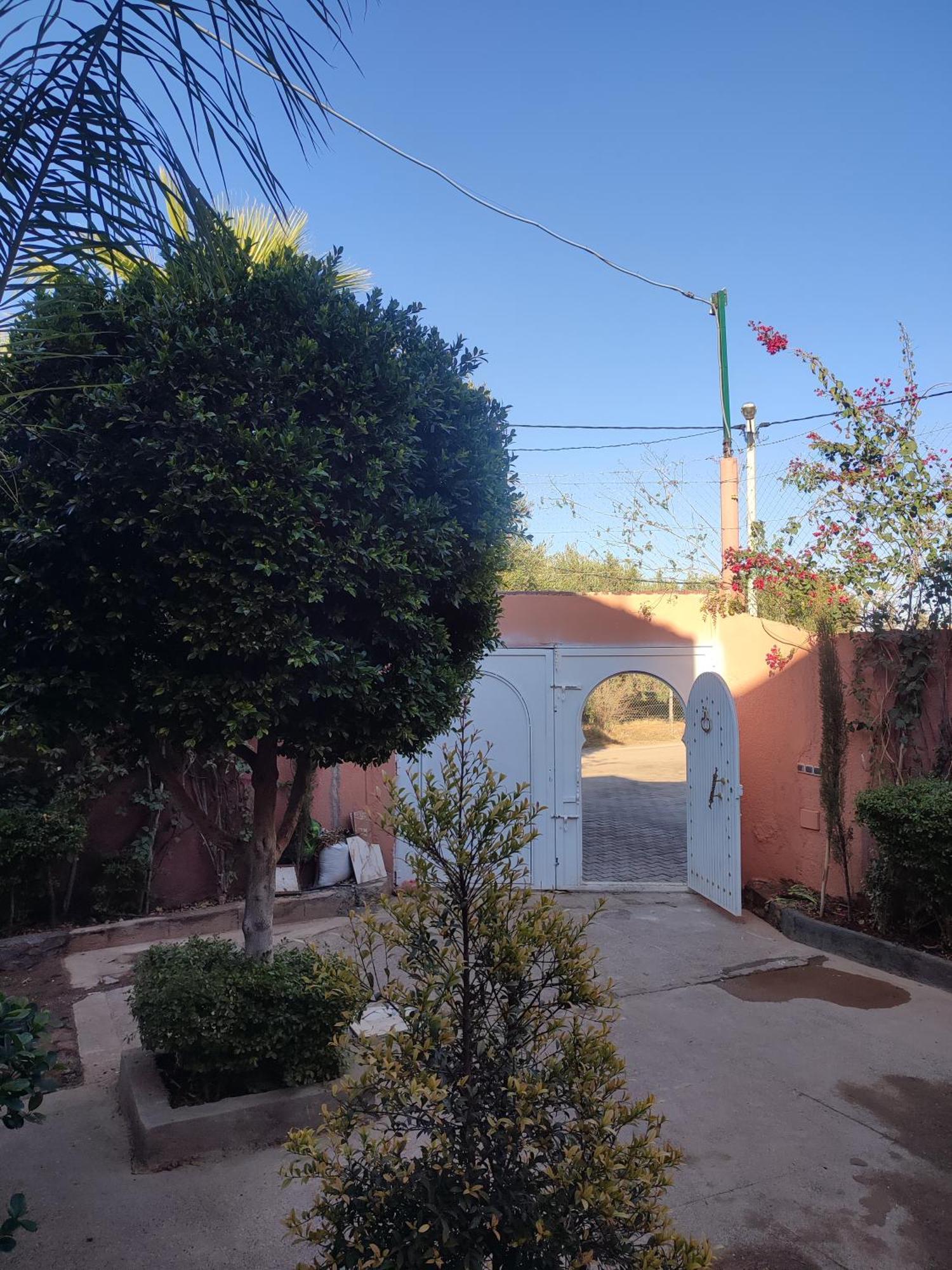Relaxing Family Outside Marrakech
