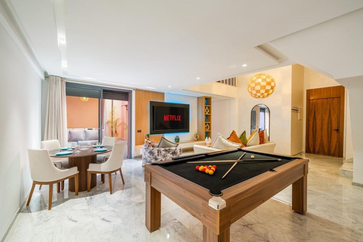 Apartment Incredible&new-jacuzzi-billard-parking-optic Fiber Marrakesch
