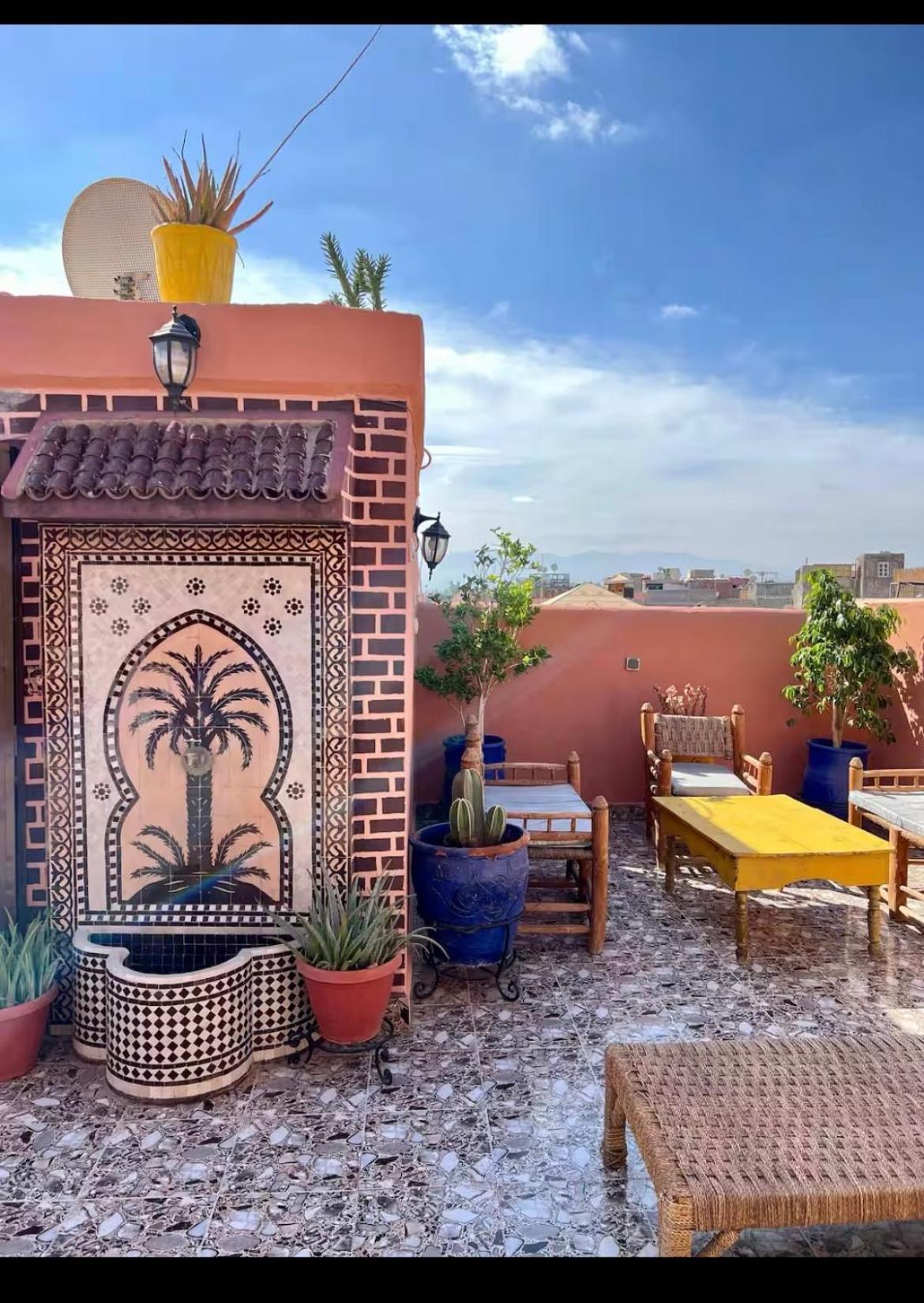 Riad Terrace With Atlas View