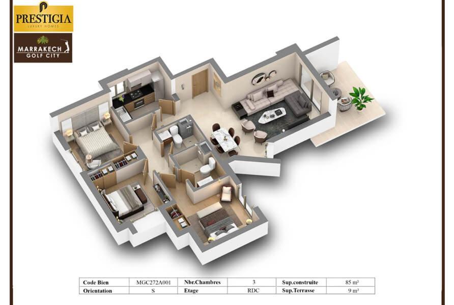 Marrakech Prestigia Appartamento *