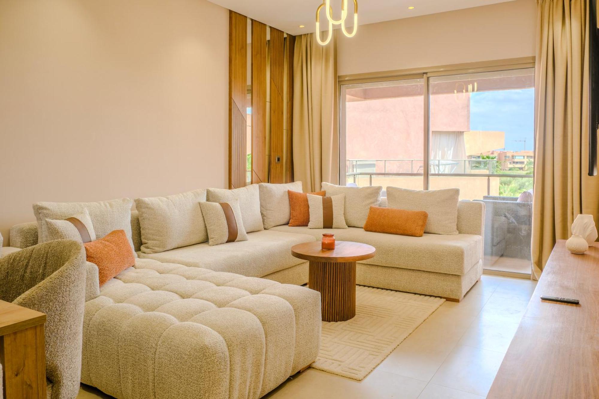 Luxury 2bd In Prestigia Jade With Pool And Golf View Marrakesh
