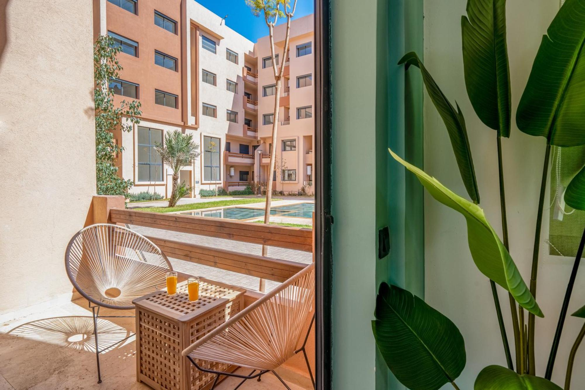 Duplex 5 A Marrakech Luxe, Vue Piscine Appartement