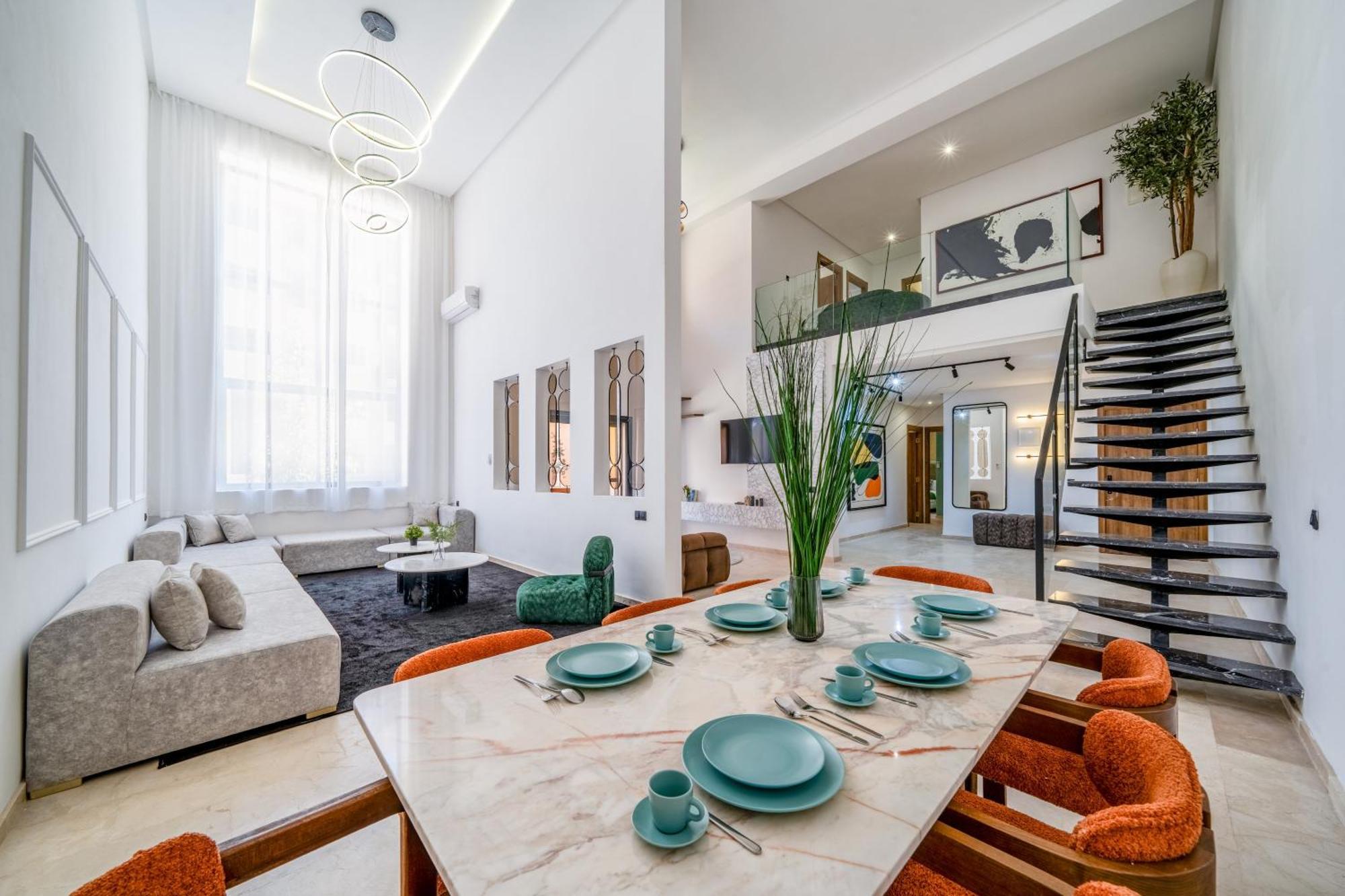 Duplex 5 A Marrakech Luxe, Vue Piscine Appartement Marrakesh