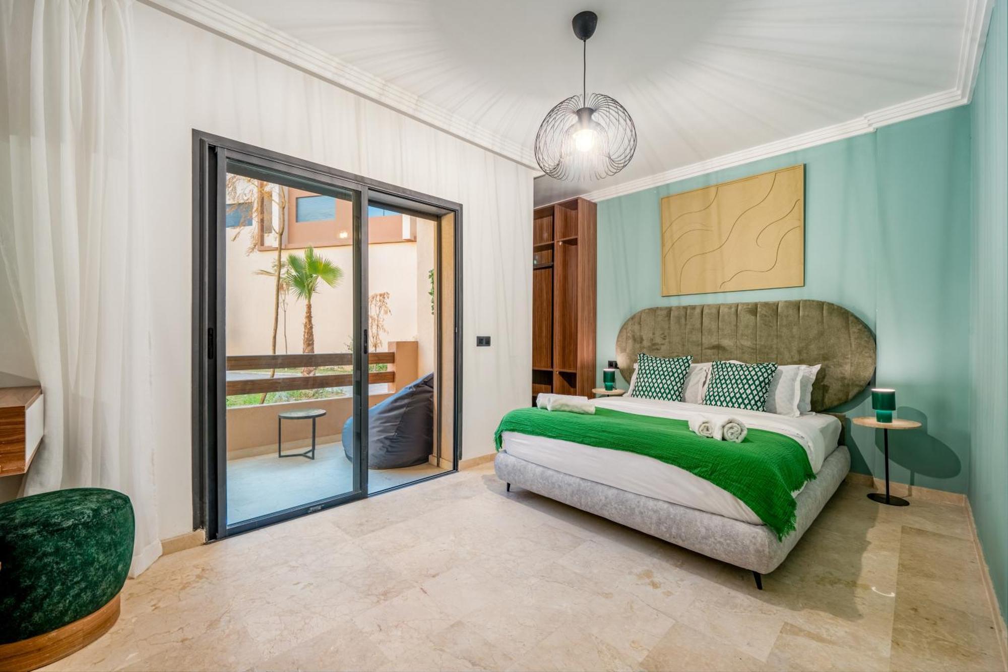 Duplex 5 A Marrakech Luxe, Vue Piscine *