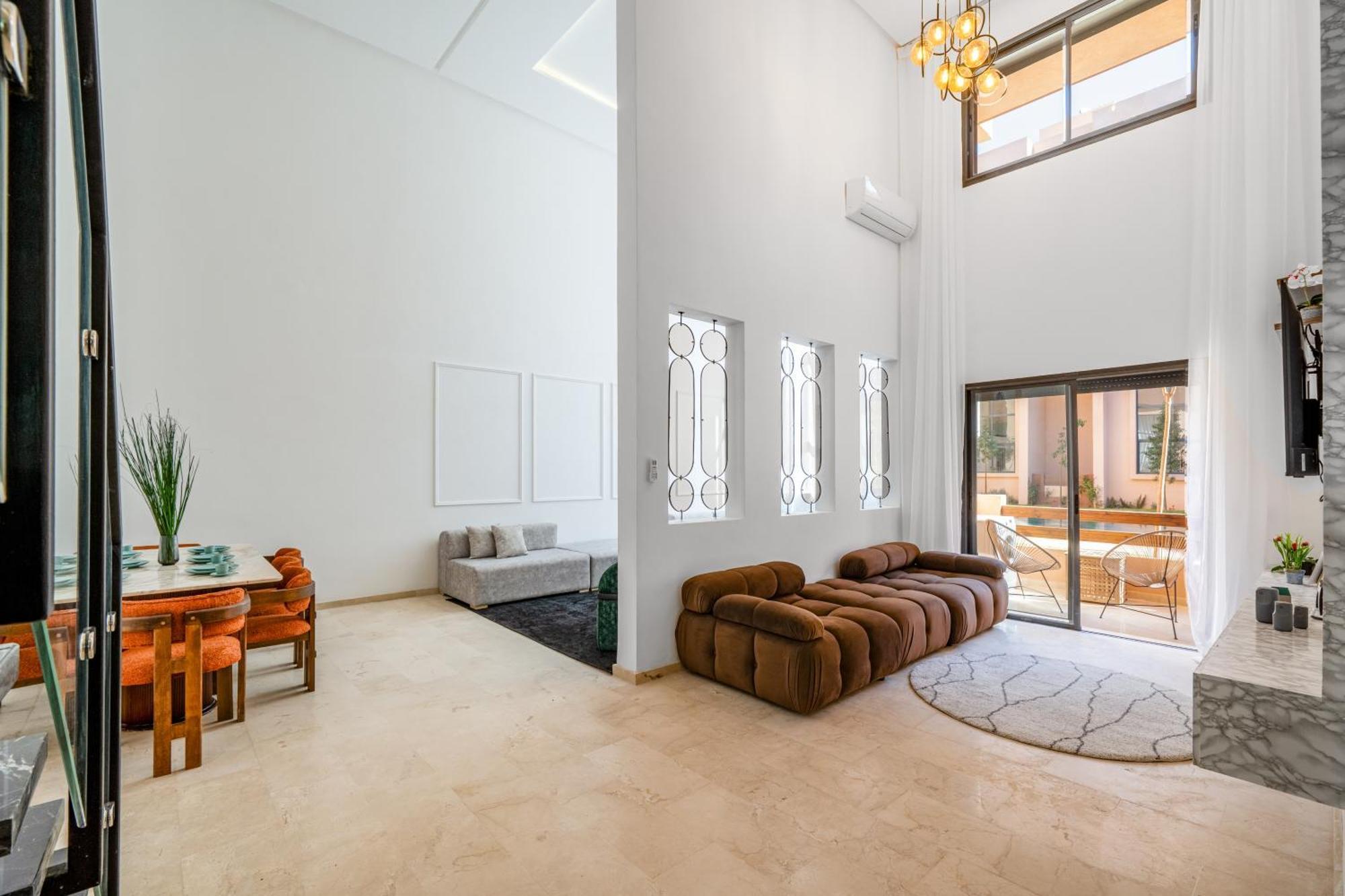 Duplex 5 A Marrakech Luxe, Vue Piscine Appartement Marrakesh