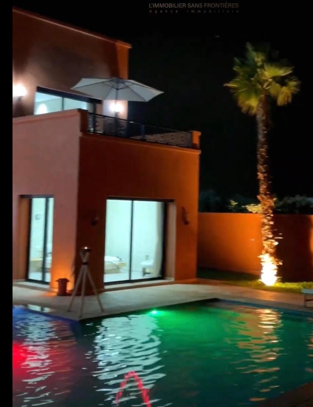 Nour Palace Avec Piscine Jaccuzi A Marrakech Villa *