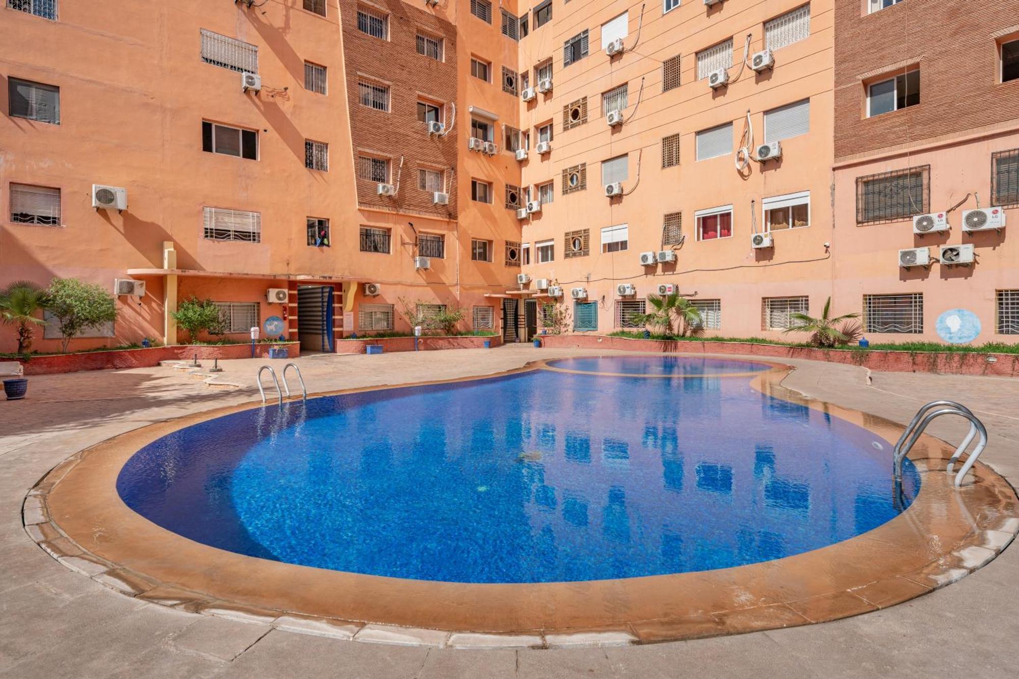 Elegant 2 Avec Piscine Et Climatisation A Gueliz Appartement Marrakesh