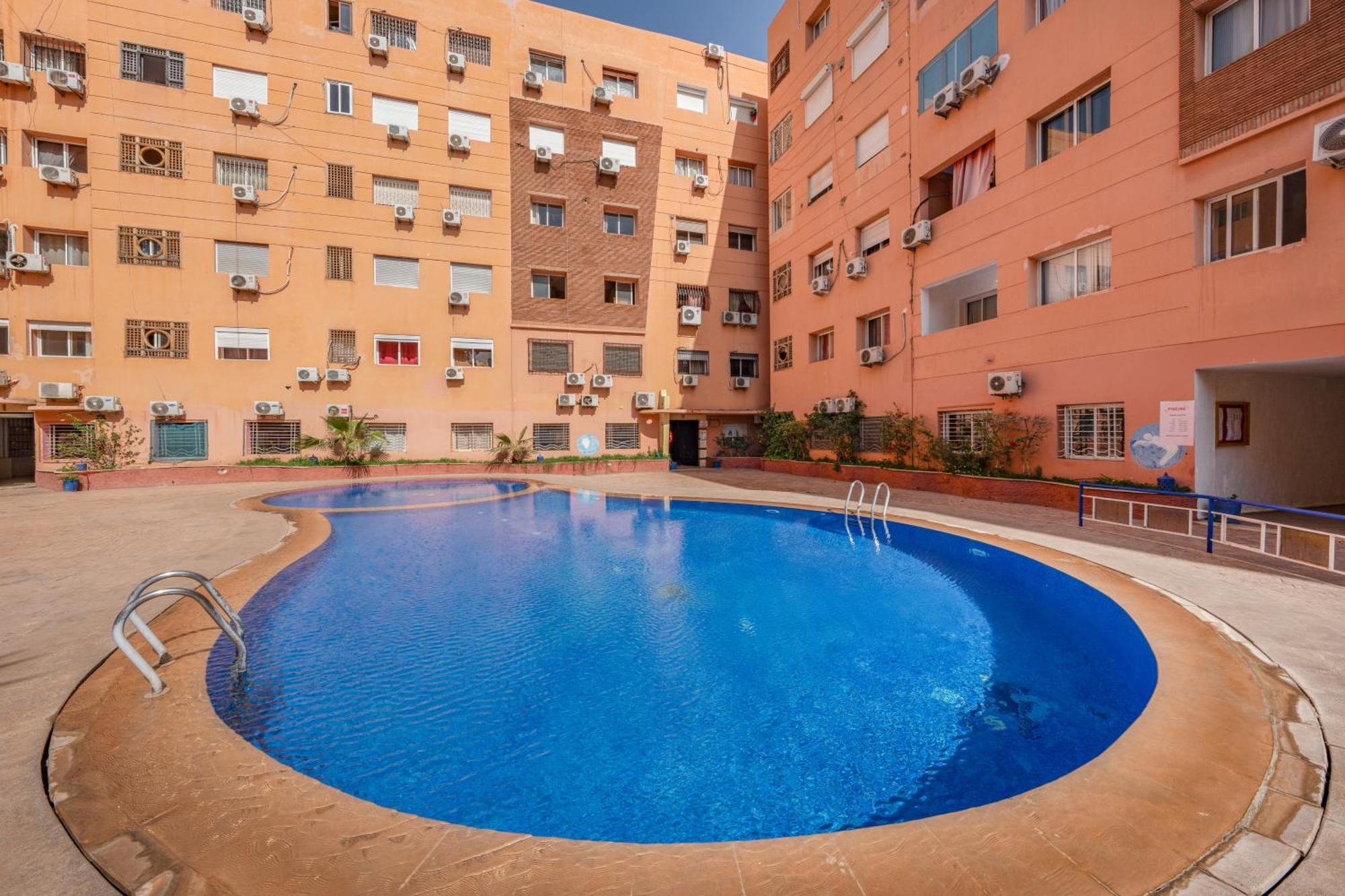Elegant 2 Avec Piscine Et Climatisation A Gueliz Appartement
