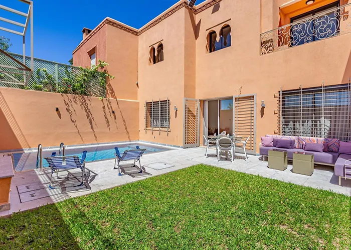 Villa Riad Targa 10 Min De Gueliz Piscine Privee
