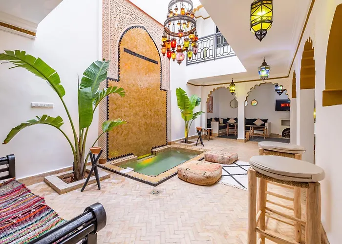 Riad El Hana En Centre Ville Rooftop Et Bassin