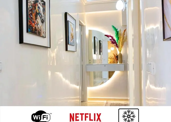 Appartement Proche Gueliz Et Jardins Majorelle, Parking ,Wifi, Netflix