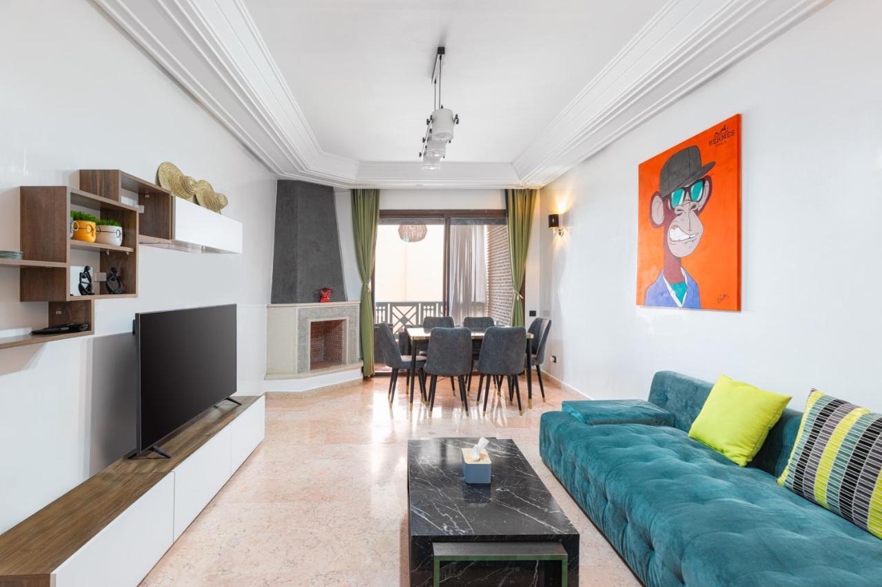Apartment Hidden Gem With Self Check-in - Pool & Gym - M6 Blvd Marrakesh