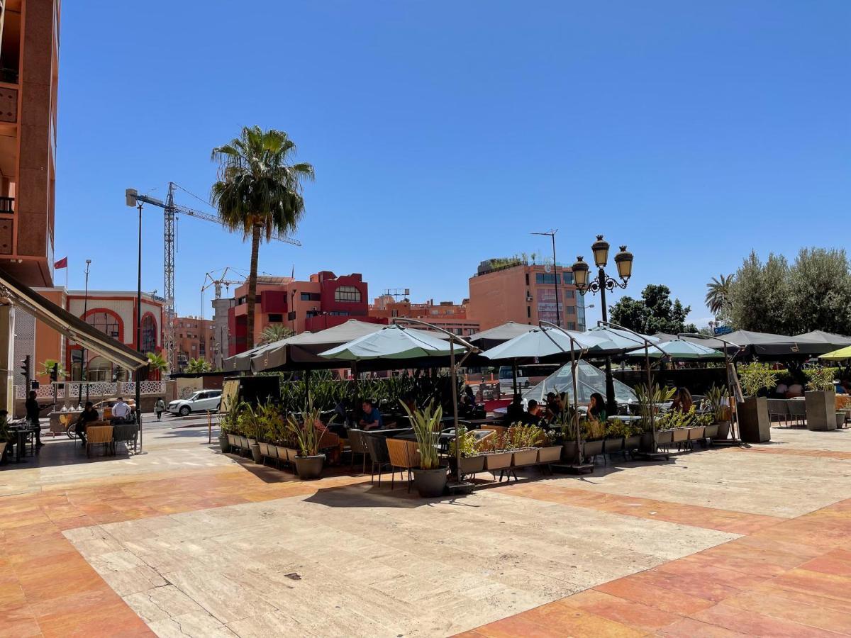 Chic Gueliz Plaza Avec Vue Appartement