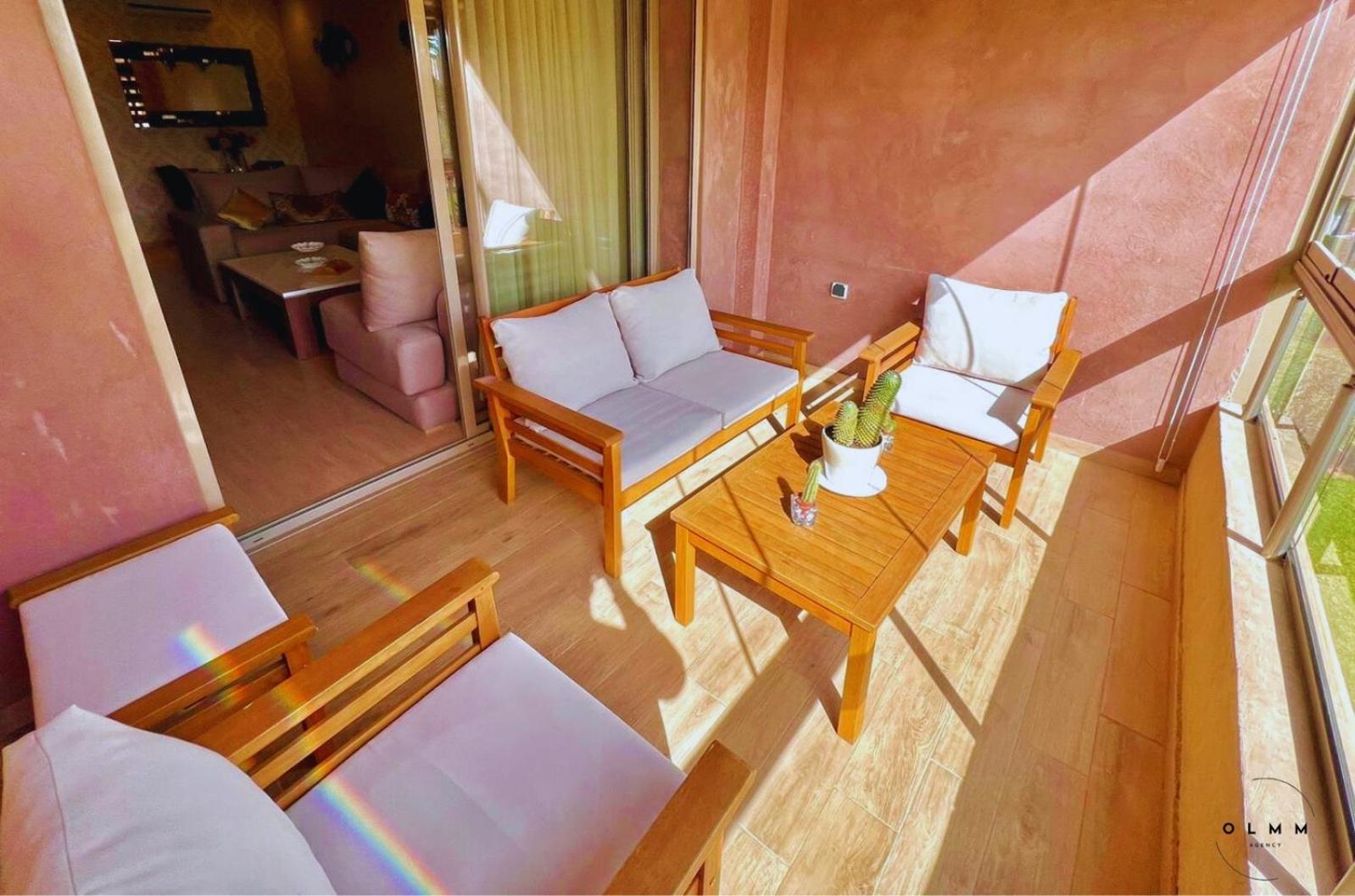 Luxurious At Prestigia Golf Marrakech With Golf Course, Pool, And Breathtaking Atlas Mountains View Apartamento