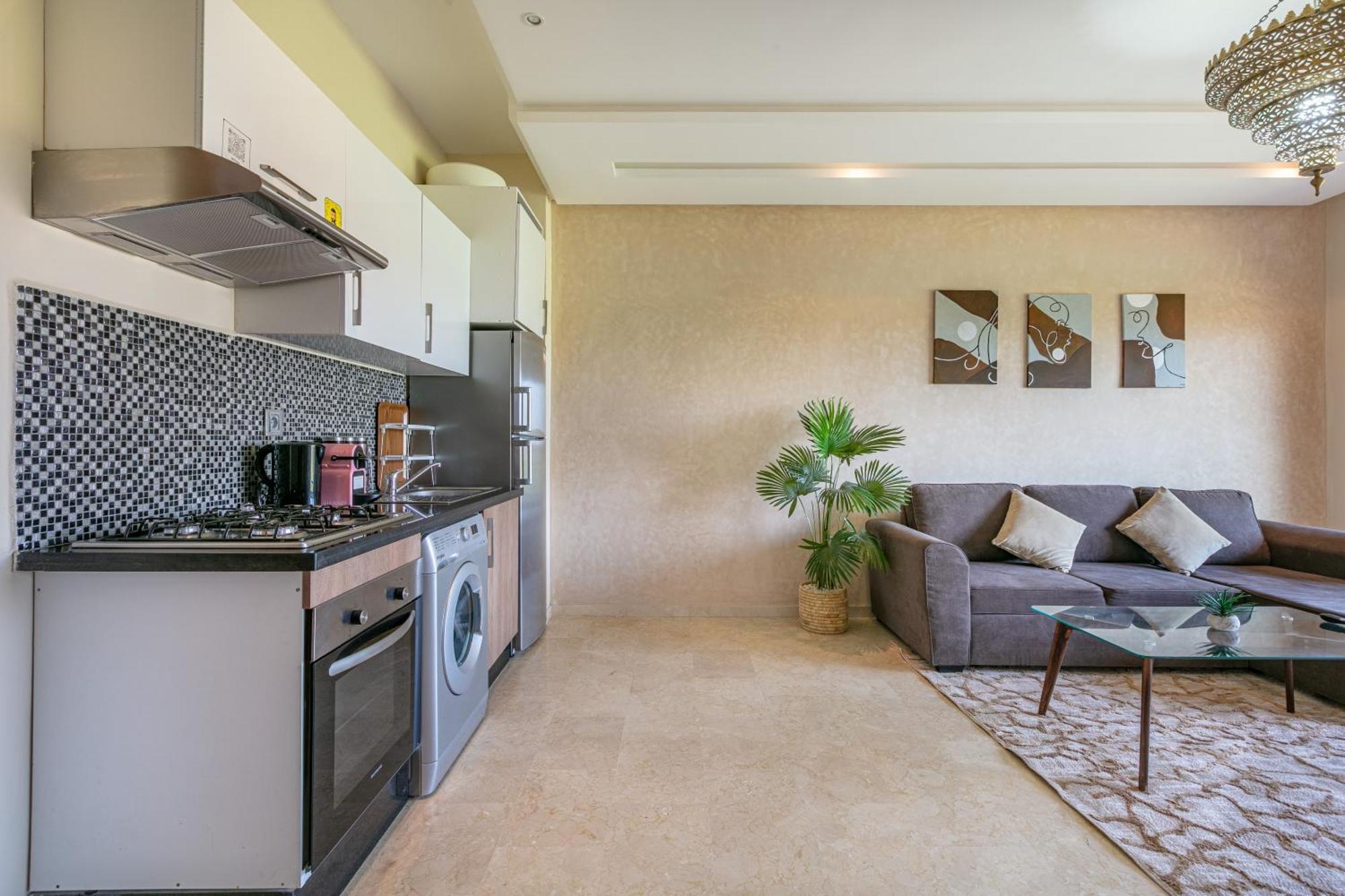Appartement Perle Rare A Prestigia - Vue Sur Golf Marrakesh
