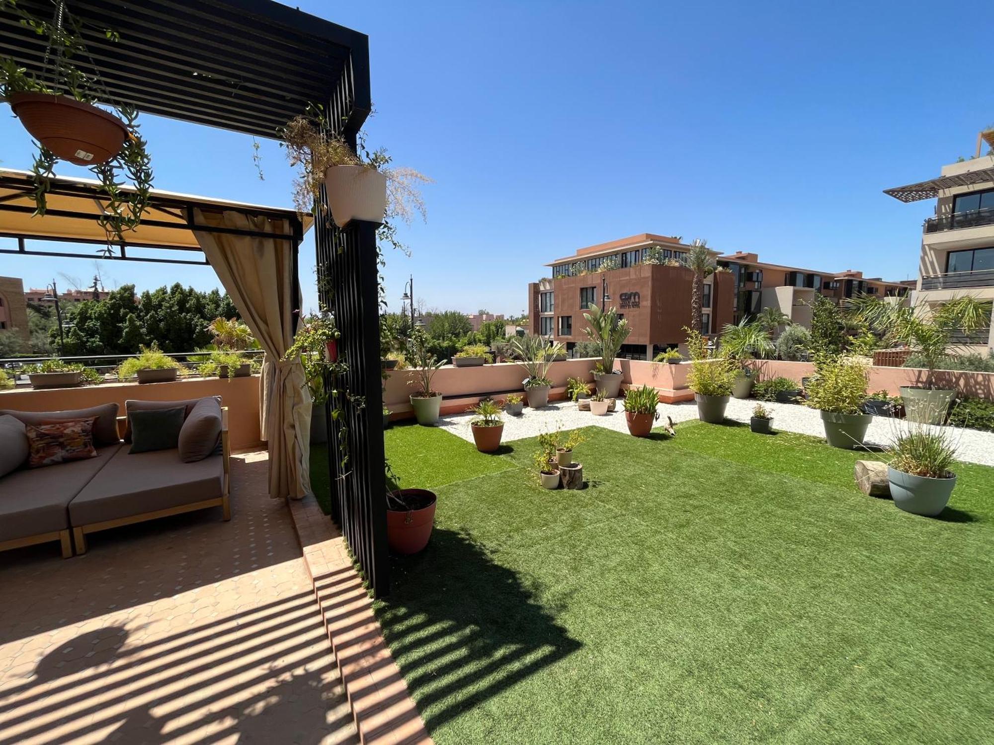 Marrakech M Avenue Terrasse Jardin Apartment Marrakesh