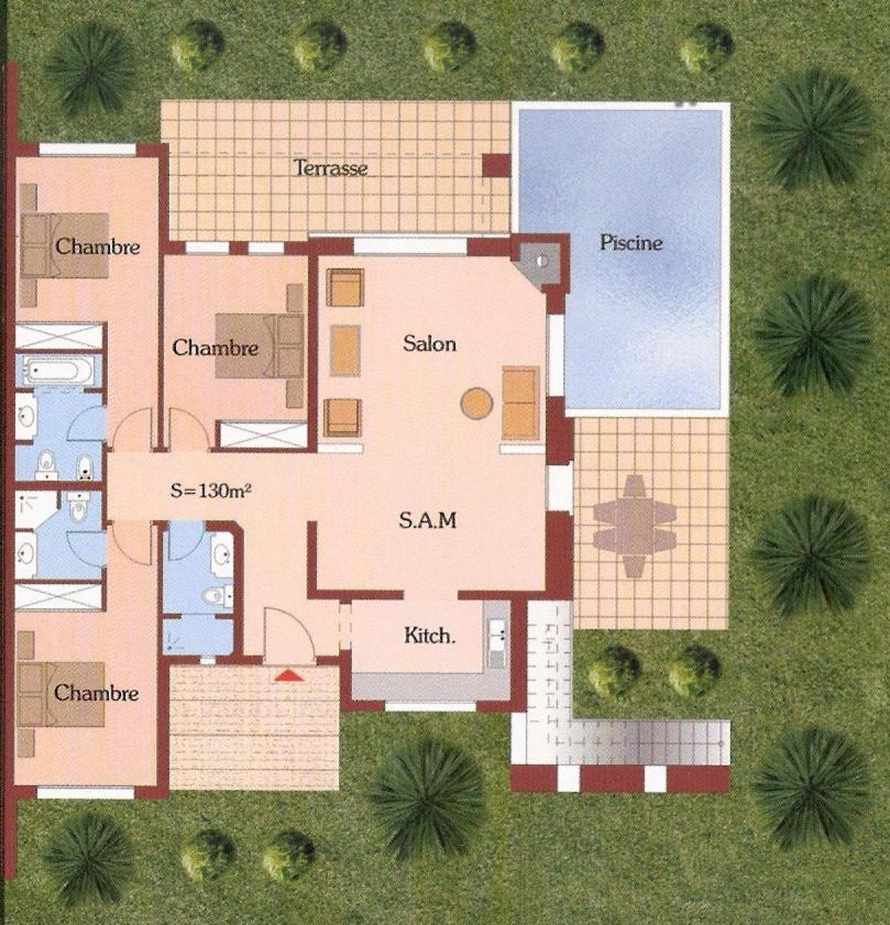 Villa De Standing A Marrakech Complexe Residentiel Apple Garden Marrakesh