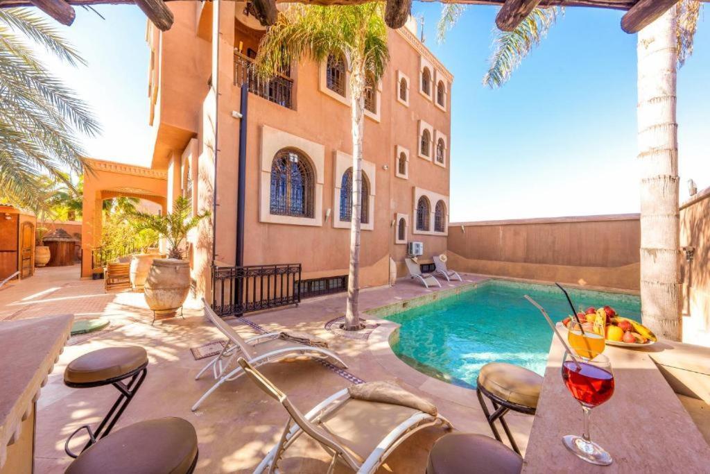 Villa Ushuaia Avec Piscine - Petit Dejeuner Gratuit - Marrakech City Center *