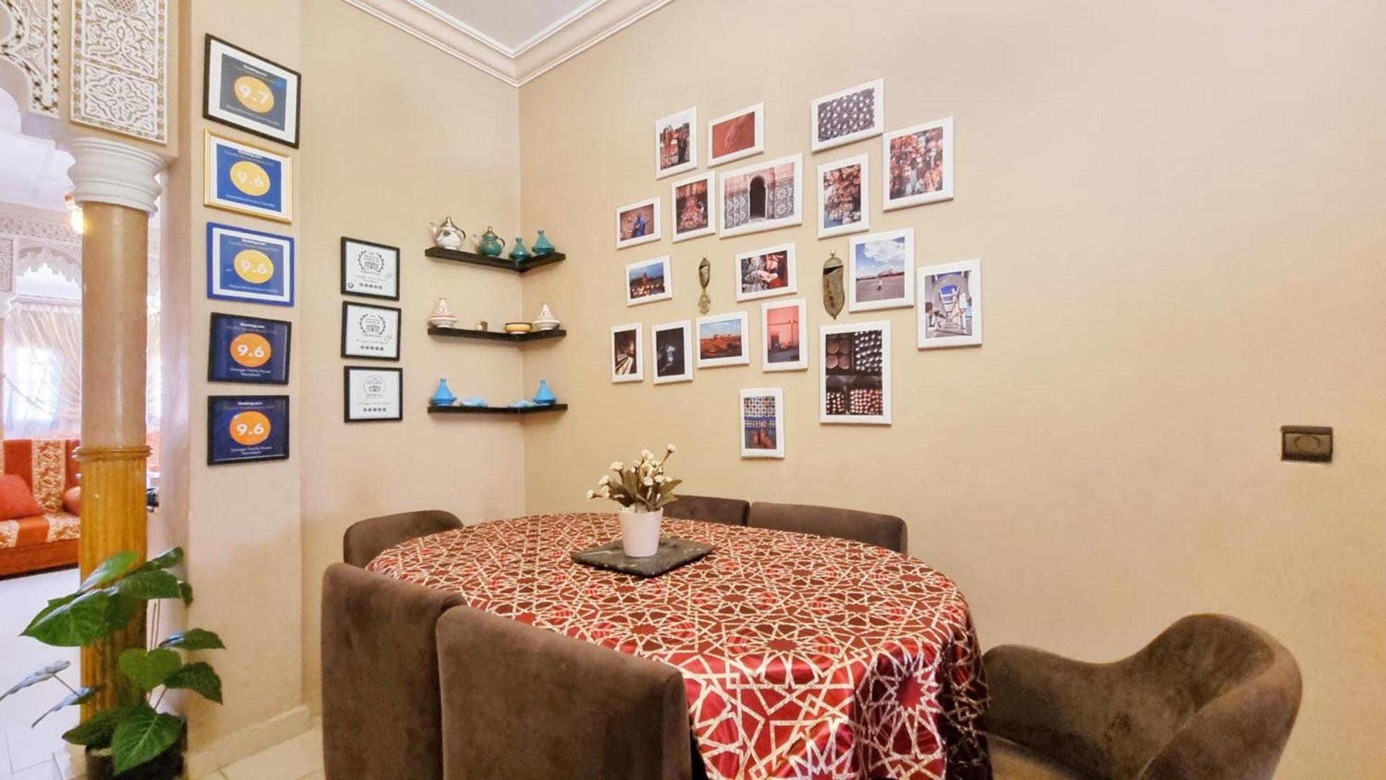 Appartamento Oranger Family House Center, Private Large House, Terasse Garden View, Free Parking Marrakesh