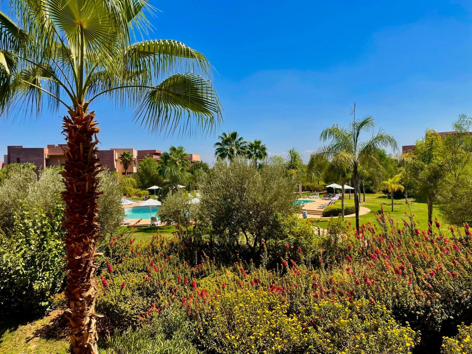 Luxurious At Prestigia Golf Marrakech With Golf Course, Pool, And Breathtaking Atlas Mountains View Apartamento *