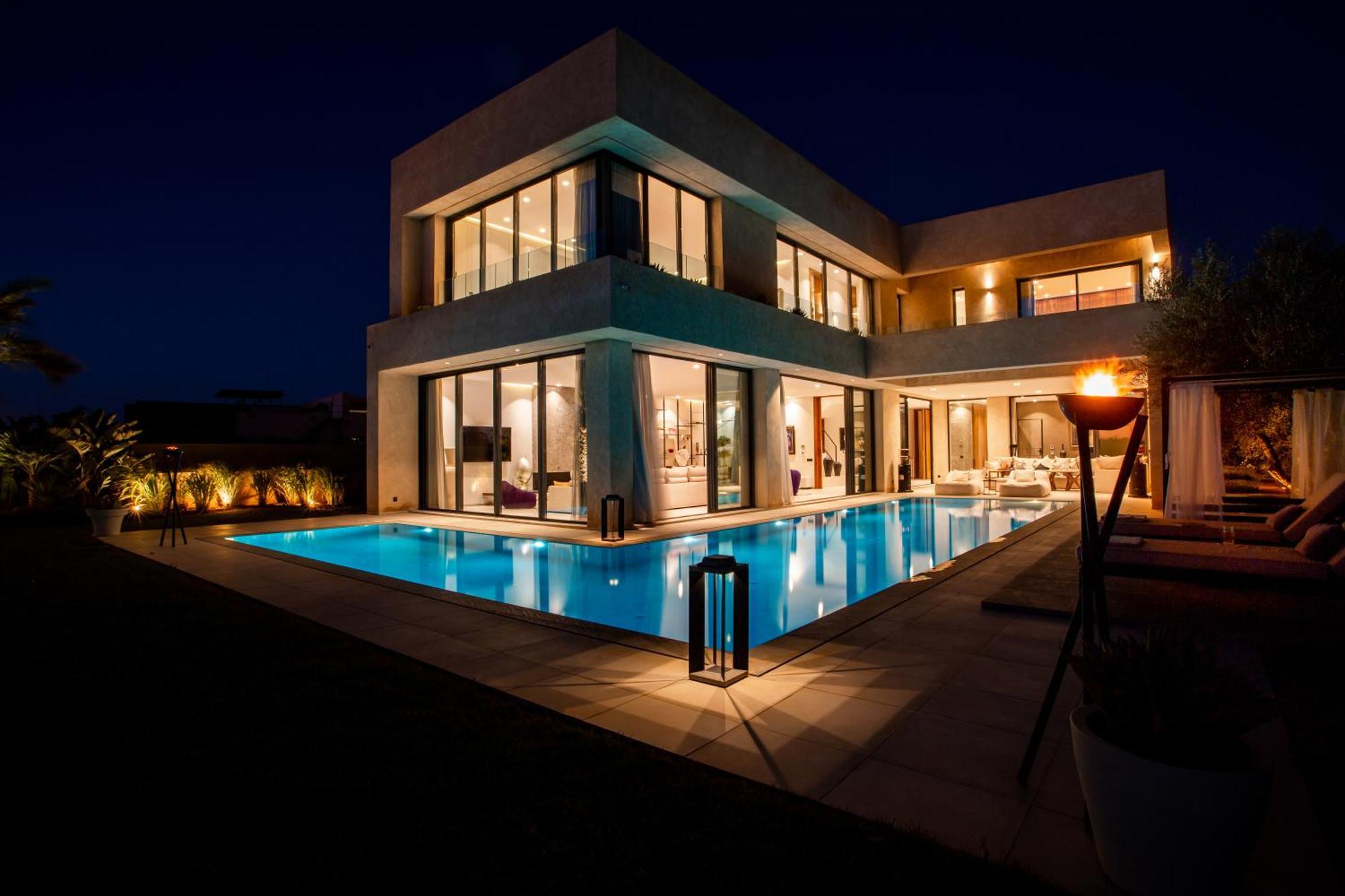 De Luxe A Marrakech, Piscine Jacuzzi, Vue Golf A Amelkis Villa Marrakesh