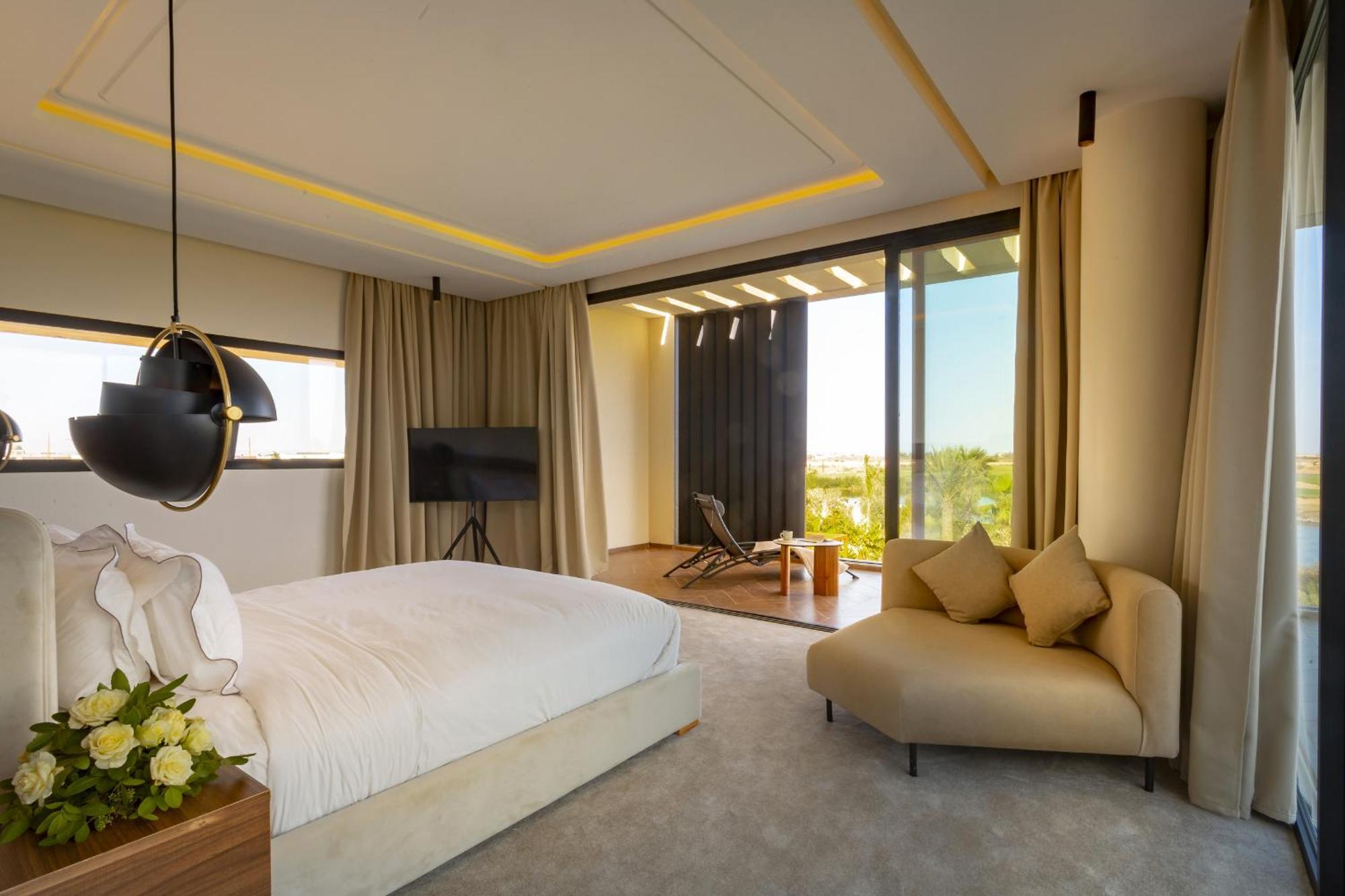 De Luxe A Marrakech, Piscine Jacuzzi, Vue Golf A Amelkis * Marrakesh