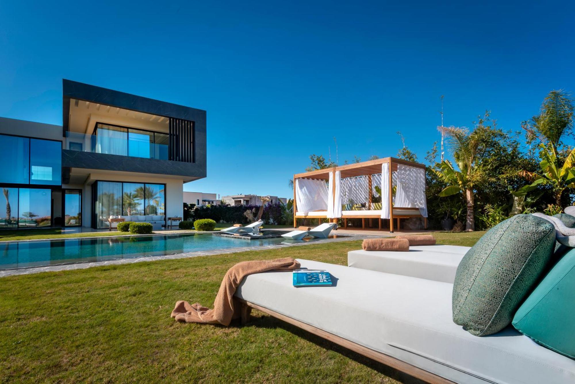 Villa De Luxe A Marrakech, Piscine Jacuzzi, Vue Golf A Amelkis Marrakesh