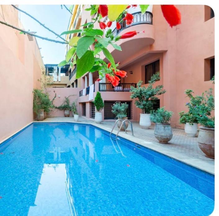 Appartement Cosy Centre-ville Piscine Et Terrasse Marrakesh