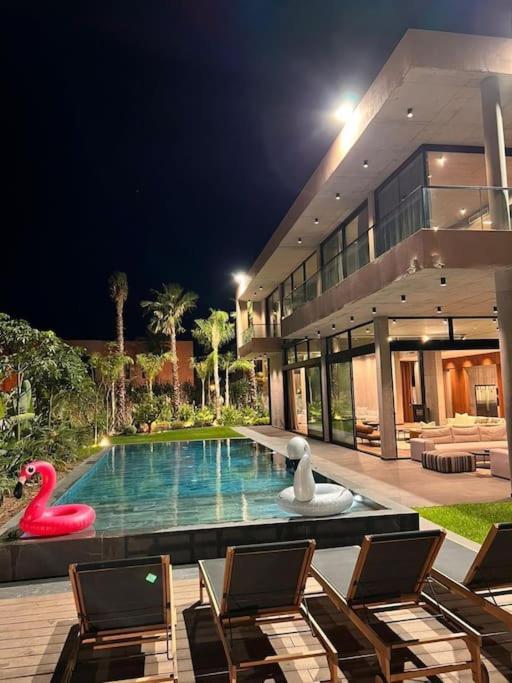 Avec Vue Imprenable Sur Le Golf Amelkis Villa Marrakesh