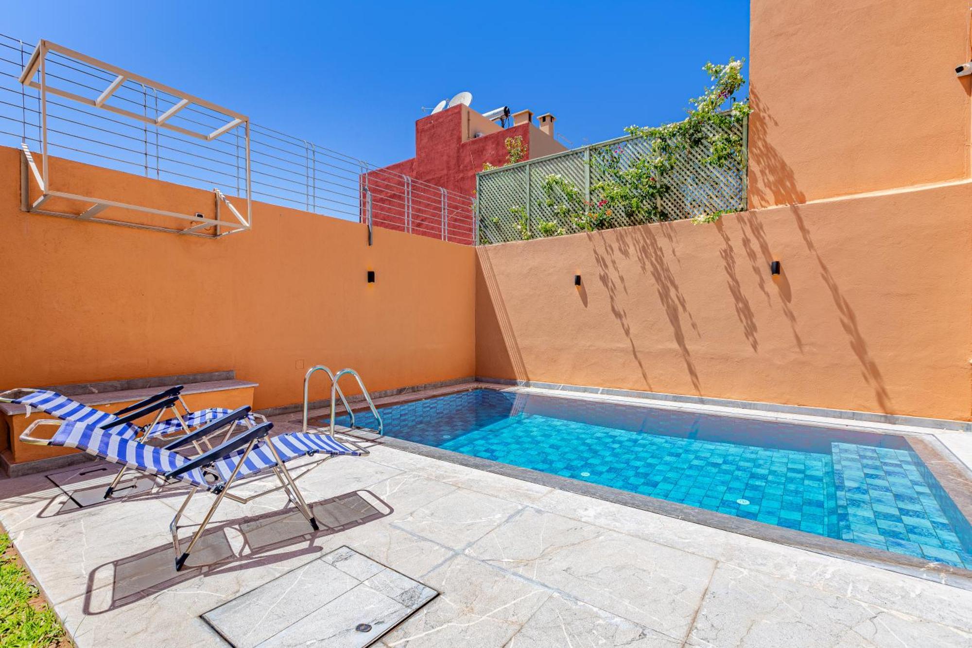 Villa Targa 10 Min De Gueliz Piscine Privee