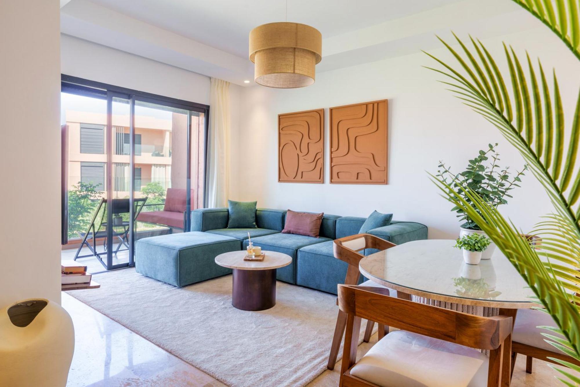 Elegance And Serenity At Noria Golf And Pool View Appartement Marrakesh