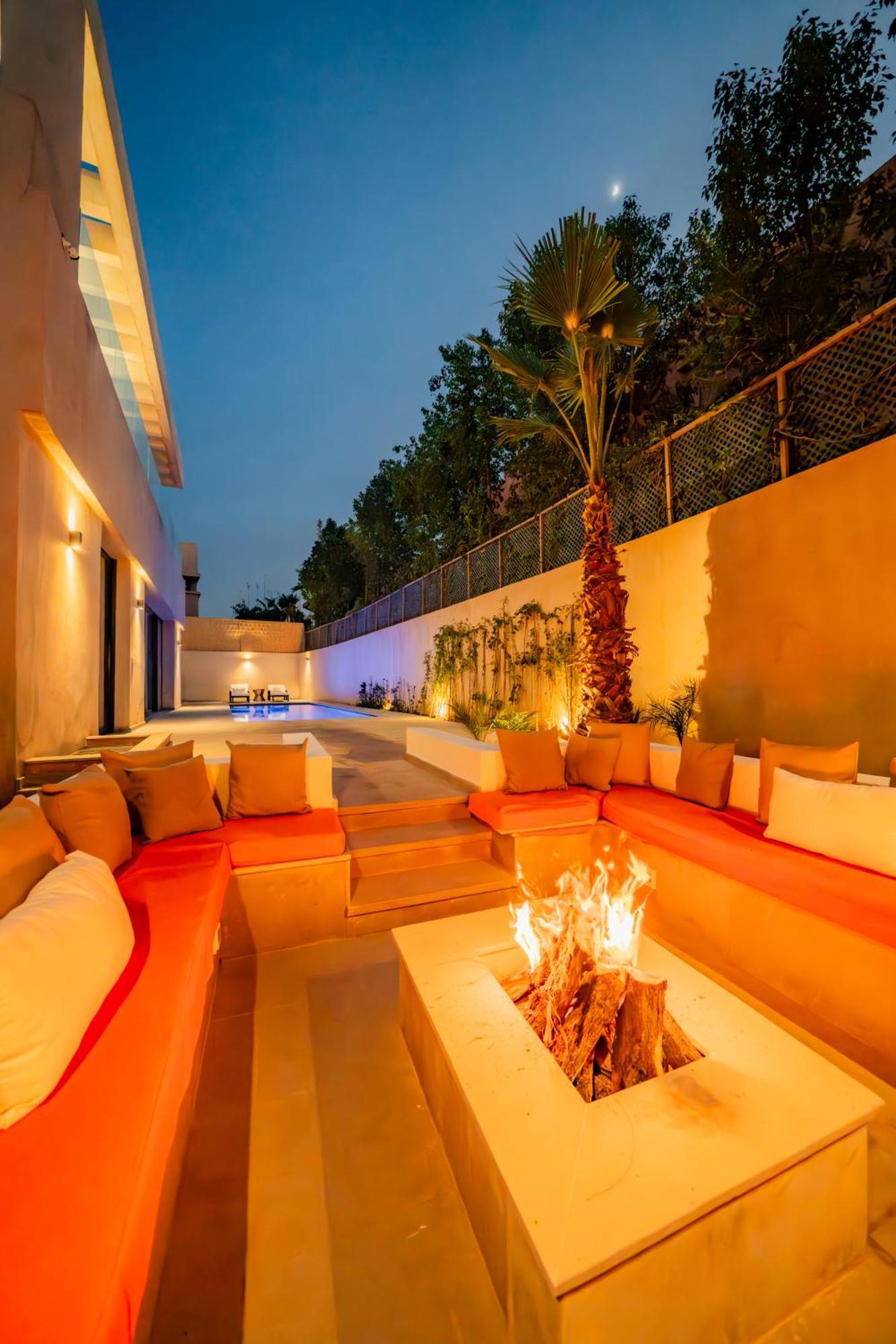 Villa Sarah - Piscine Chauffee Et Detente A Amelkis Golf Marrakesh
