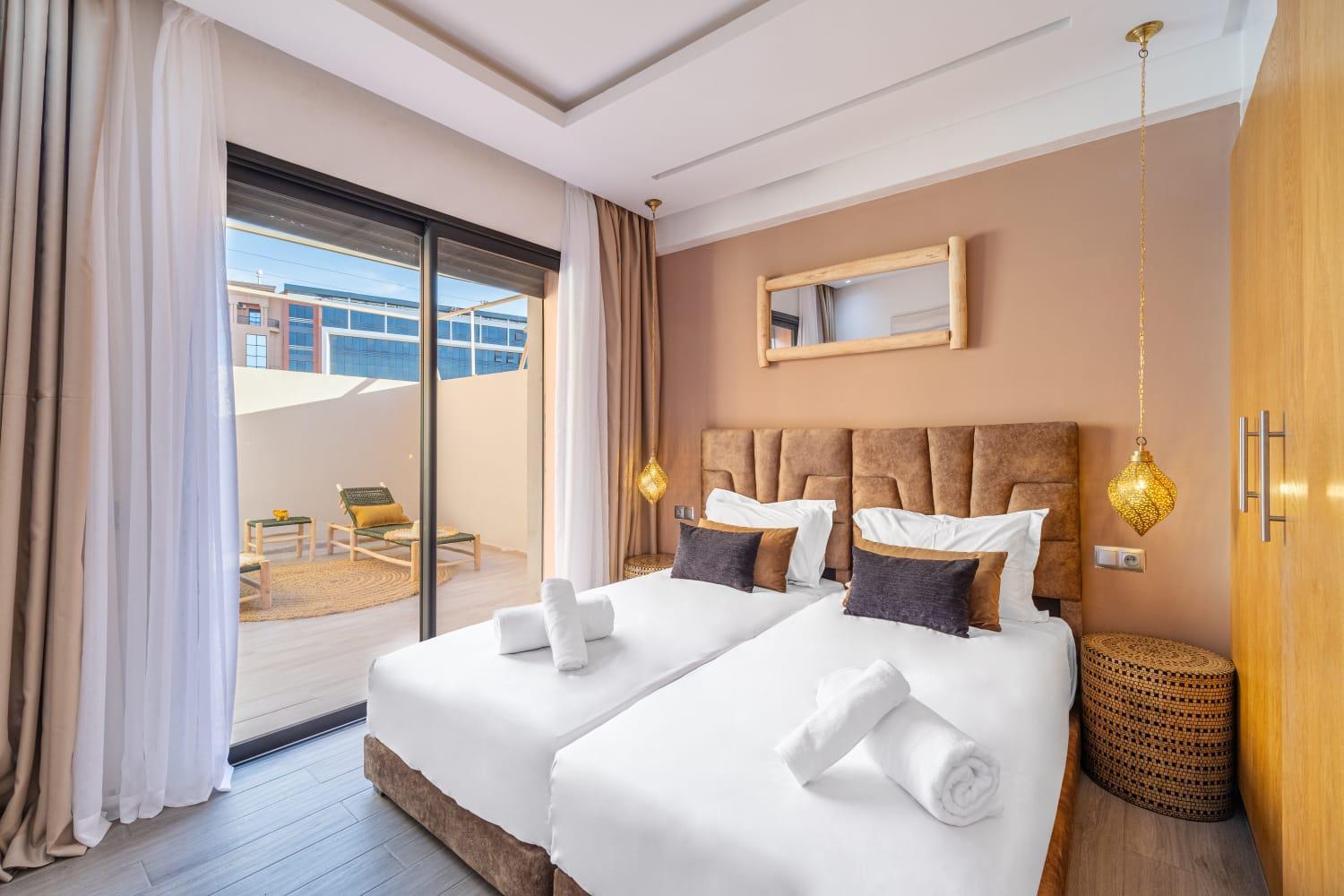 Grand Deux Terrasses Appartement Marrakesh