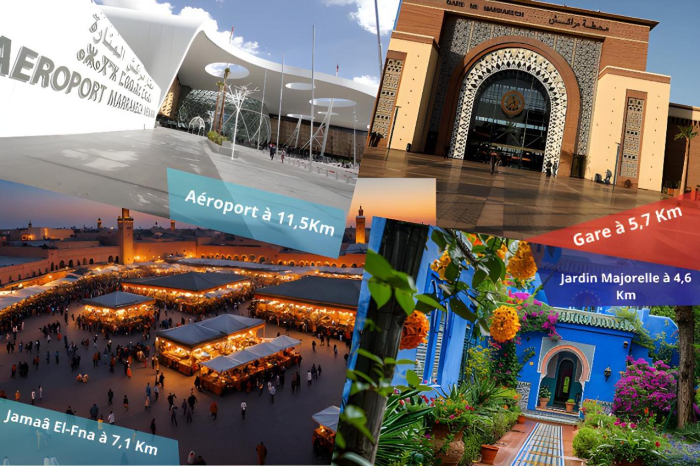 Renove Avec Style Et Parking Surveille * Marrakesch