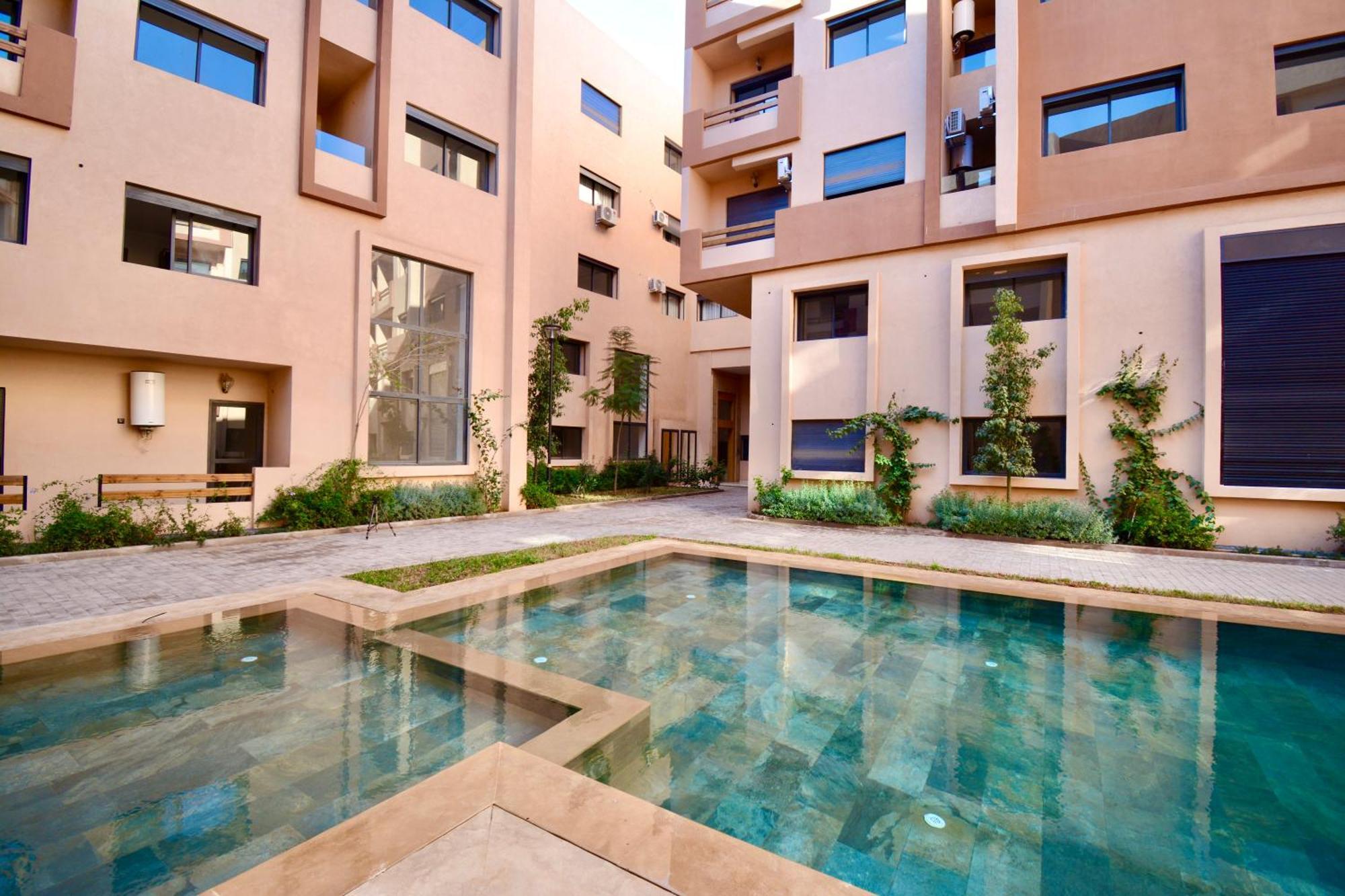 Appartement Swimming Pool 5 Min Gueliz Centre