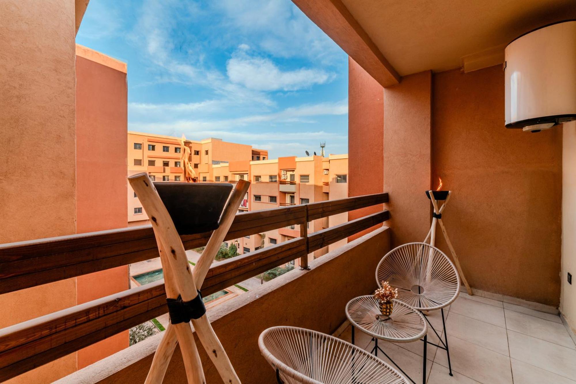 Apartment New 2 Min A M-avenue , Swimming Pool , Fibre Optique Wifi , Free Parking *