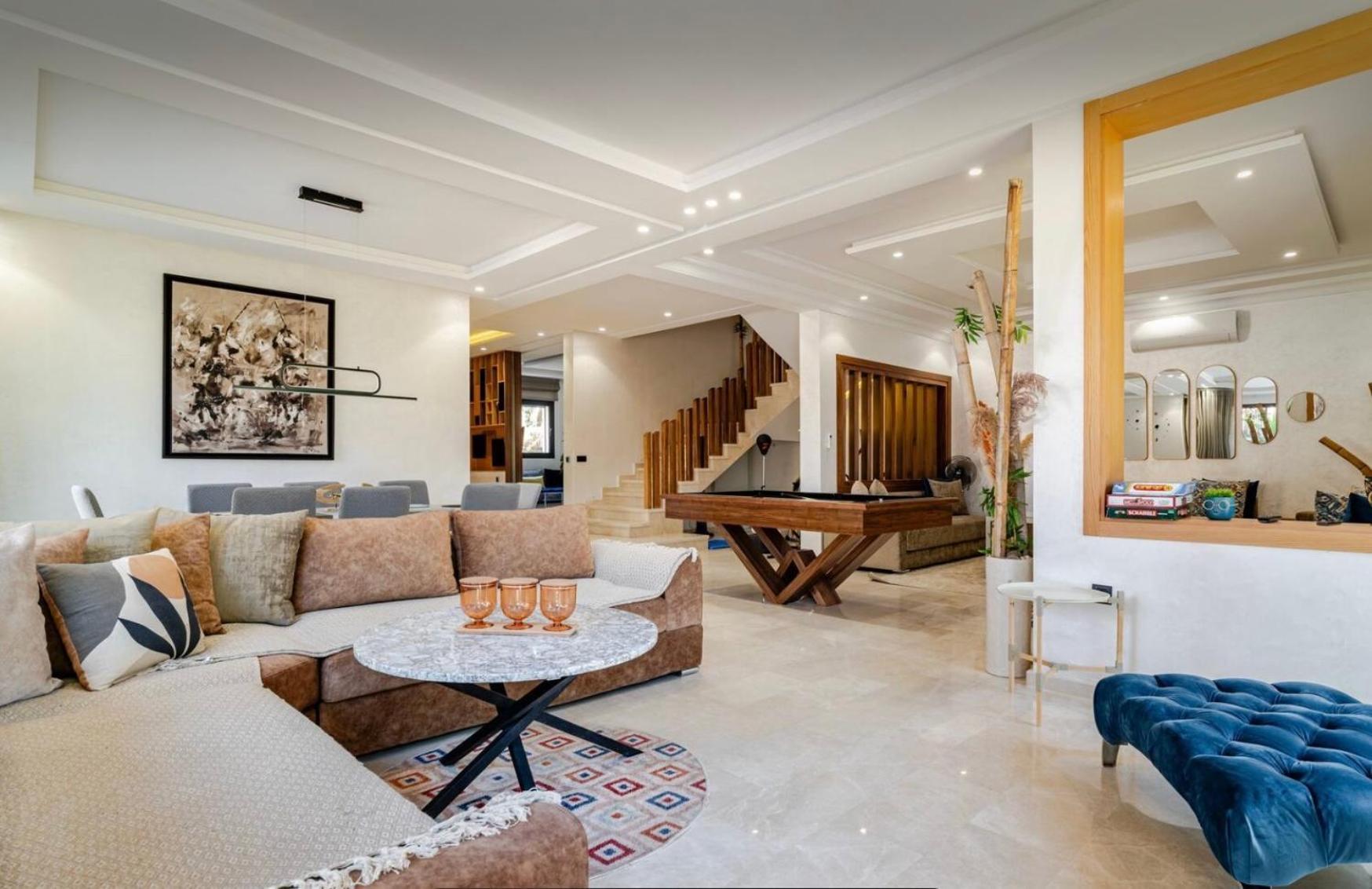 Villa Exotic Vip Family Only -housekeeper ,billard,ping-pong,piscine Privee -chauffee Sur Demande- Marrakesh