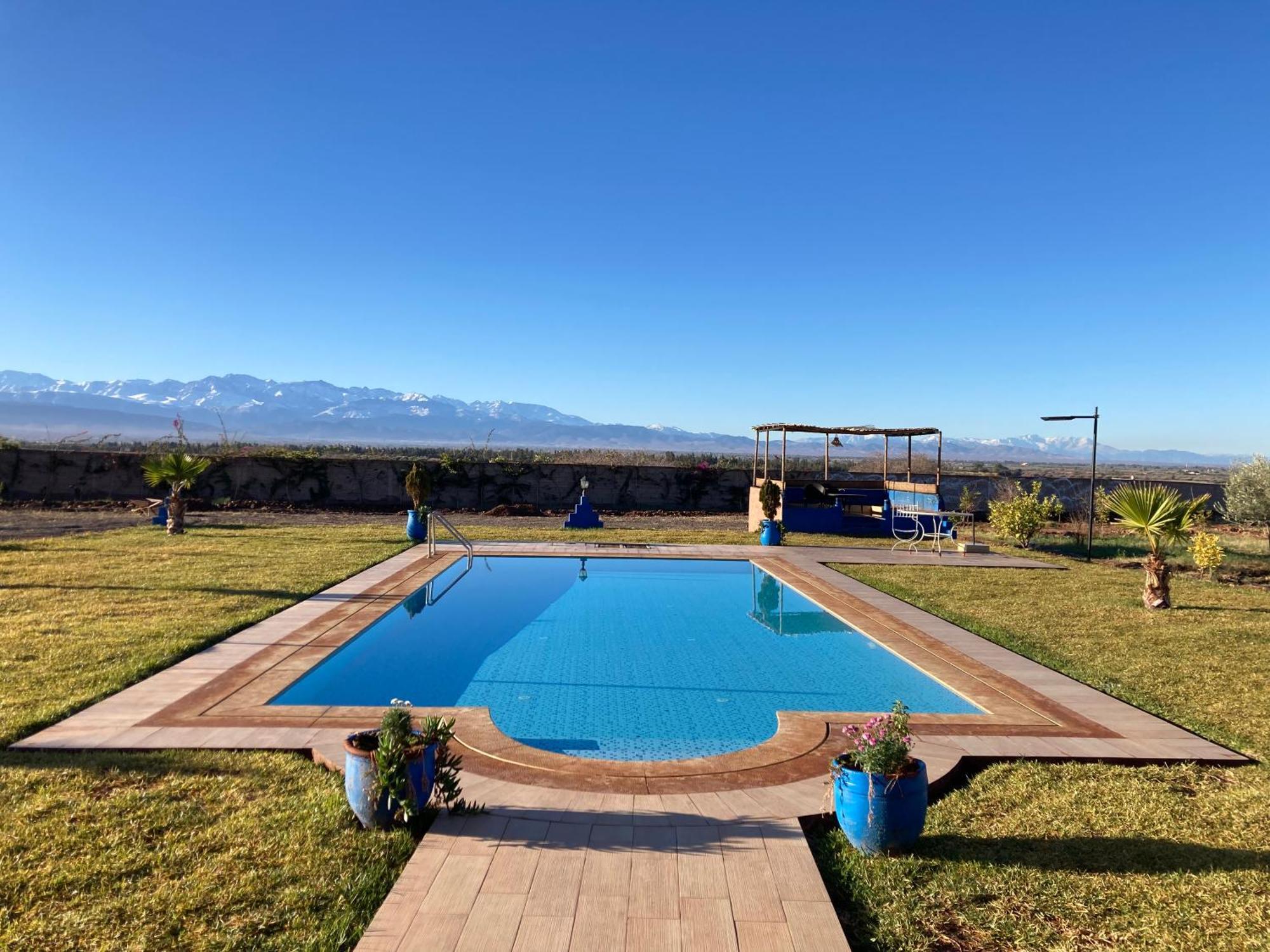Family With Swimming Pool And A Wonderful Mountain View Villa Marrakesh