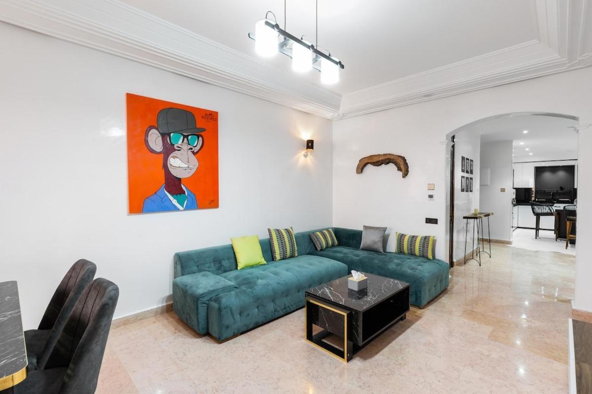 Hidden Gem - Self Check-in With Pool & Gym - M6 Blvd Appartement Marrakesh