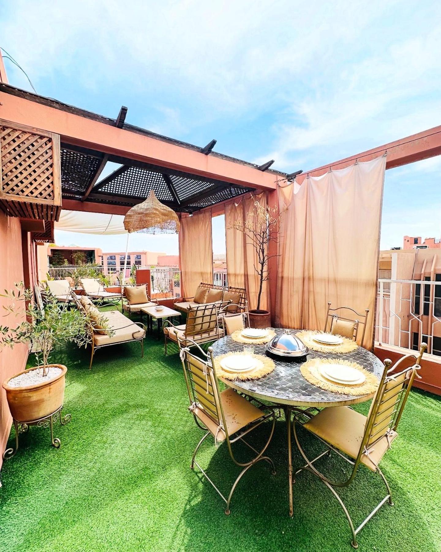 Magnifique 2 Terrasse Et Wifi A Marrakech Apartment