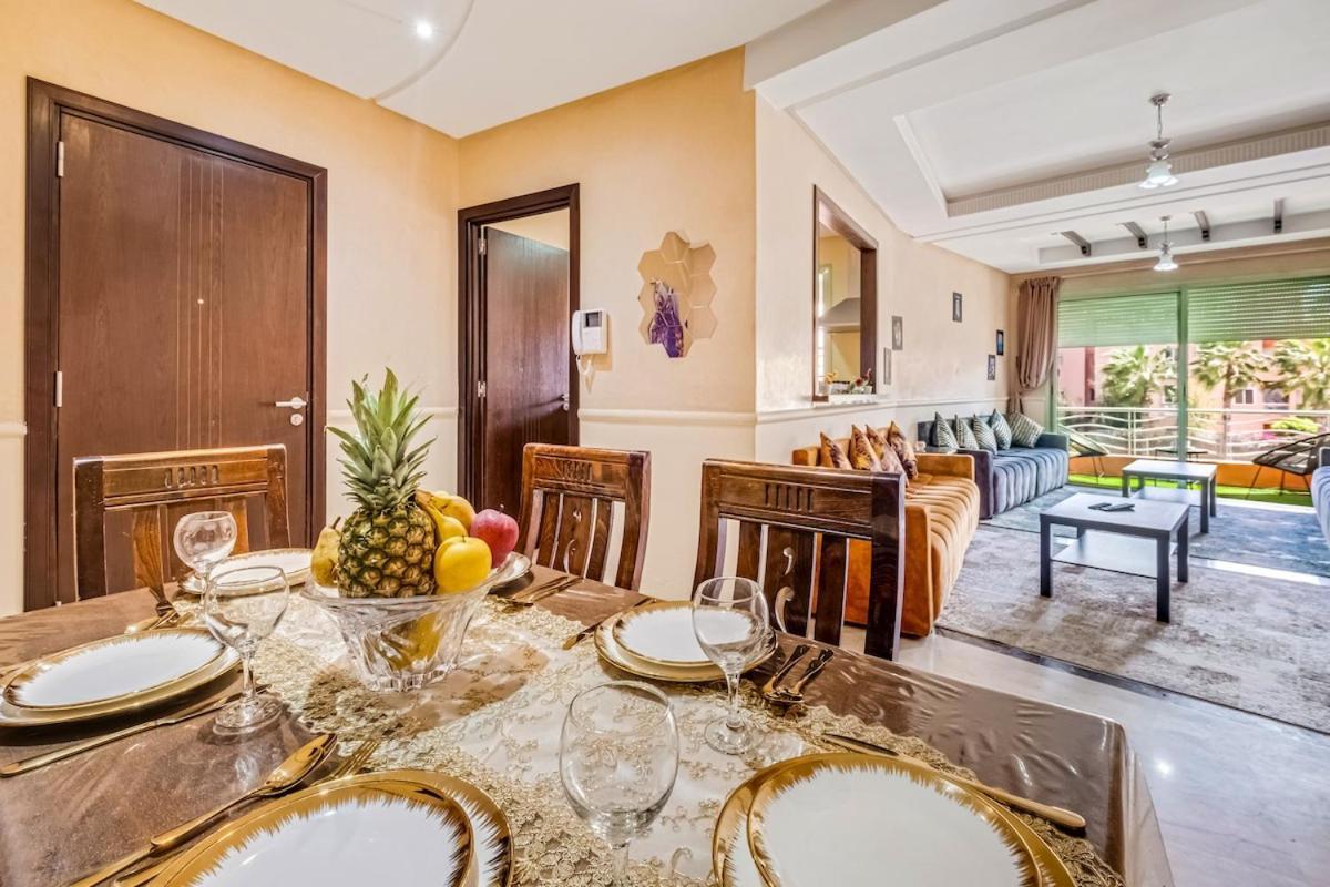 Appartement Cozy Family Oasis With Pool & Modern Design Marrakesh