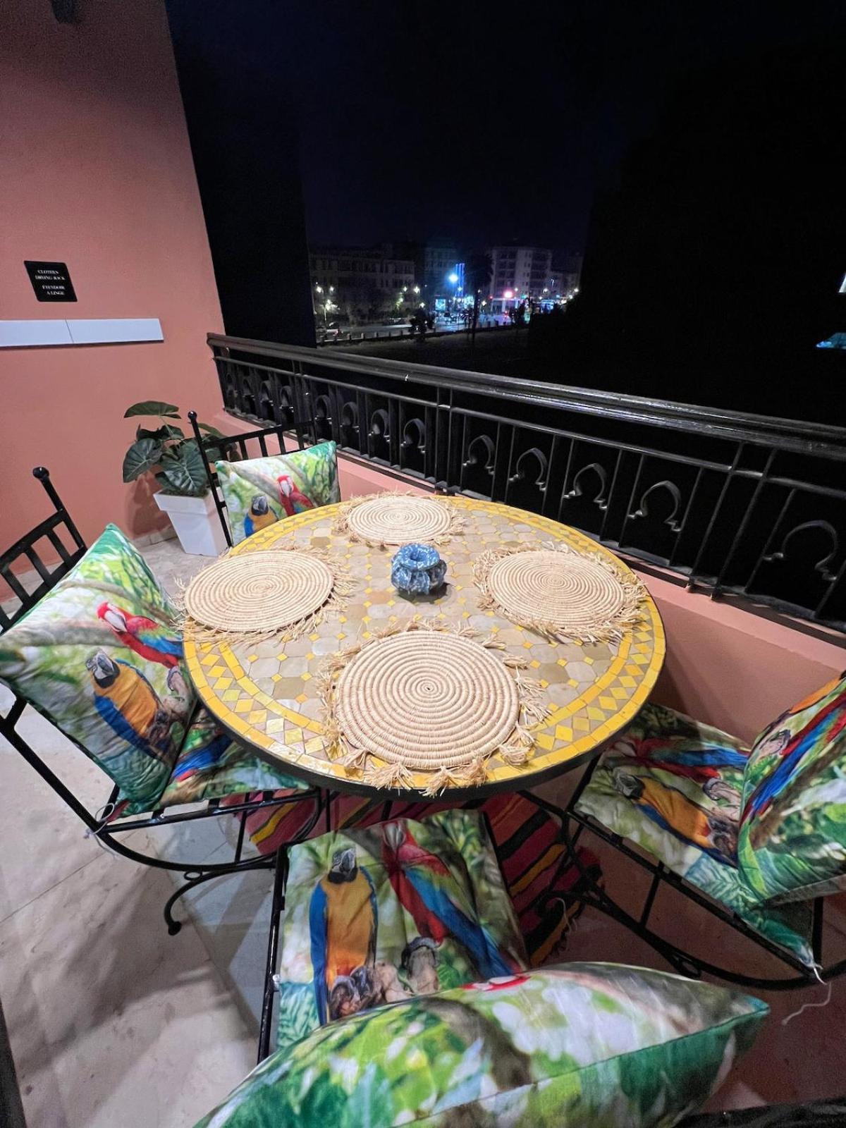 Appartement Superbe 1 Terrasse Netflix & Wifi Ultra Rapide Gueliz Marrakesh